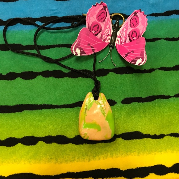 Ceramic Vintage One of a Kind Handmade Boho Necklace - Picture 16 of 16